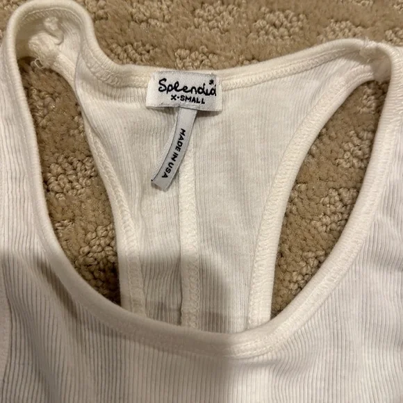 Splendid racer back ribbed long tank - Picture 2 of 2